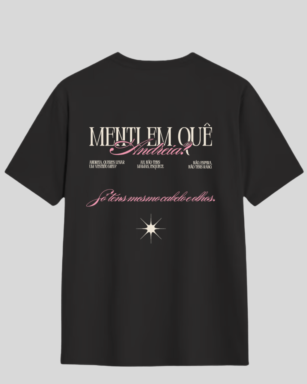 Menti em quê, Andreia? - Oversize