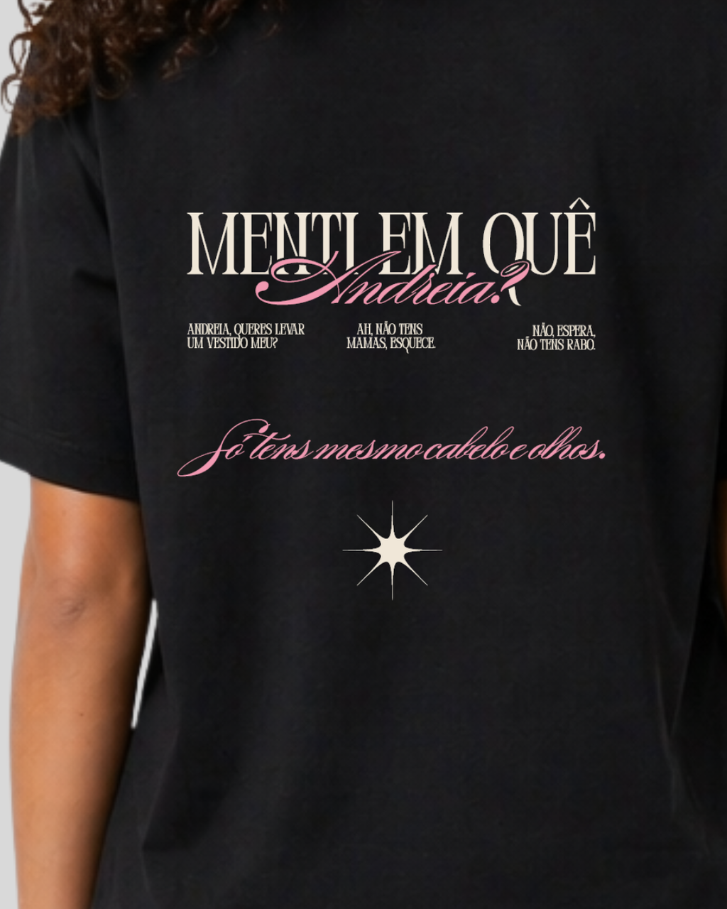 Menti em quê, Andreia? - Oversize